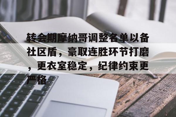 乐竞体育官方网站-包含转会期摩纳哥调整名单以备社区盾，豪取连胜环节打磨，更衣室稳定，纪律约束更严格的词条
